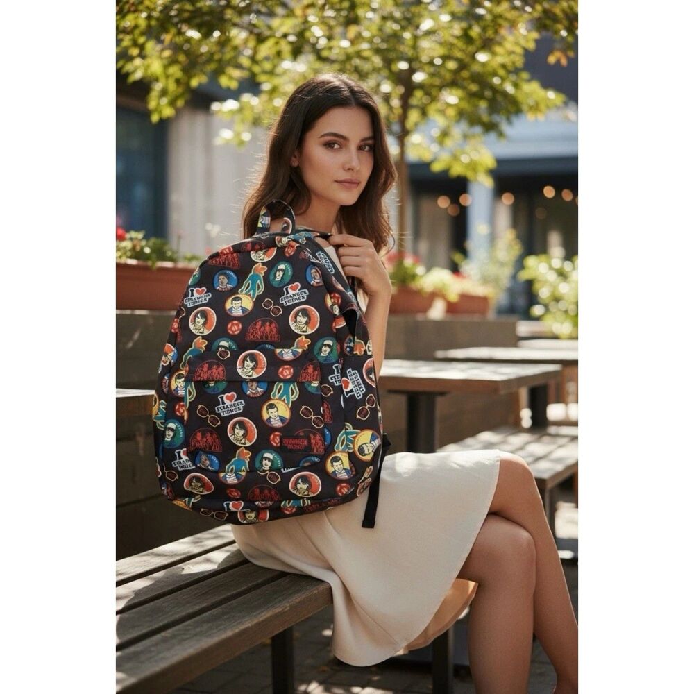 Stranger Things Upside Down Shadow Exclusive BackPack Friends Dont Lie Loungefly